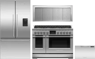 4 Piece Package Includes Refrigerator, Range, Hood And Dishwasher